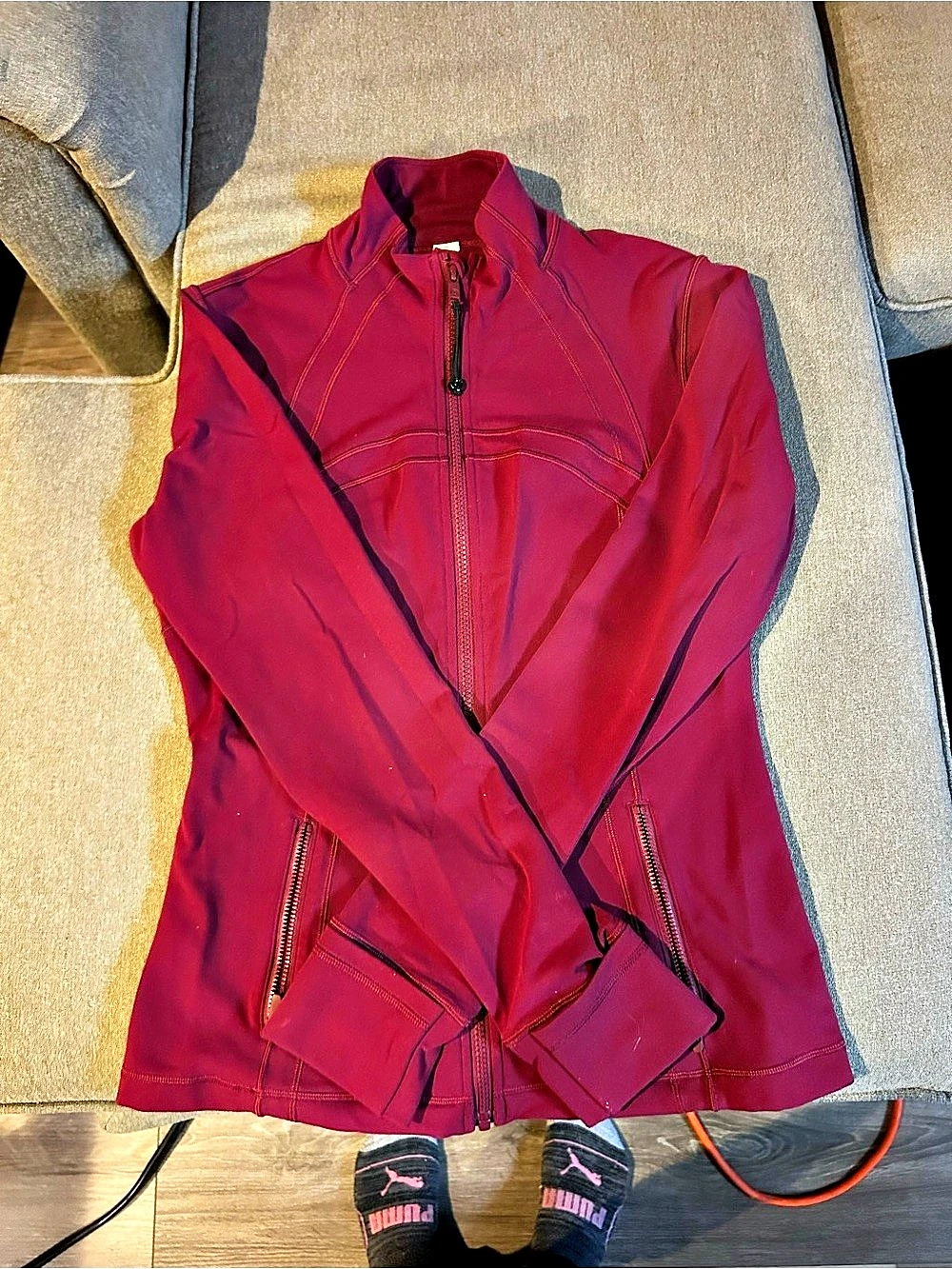 lululemon Define Jacket Women's Burgundy Size 8